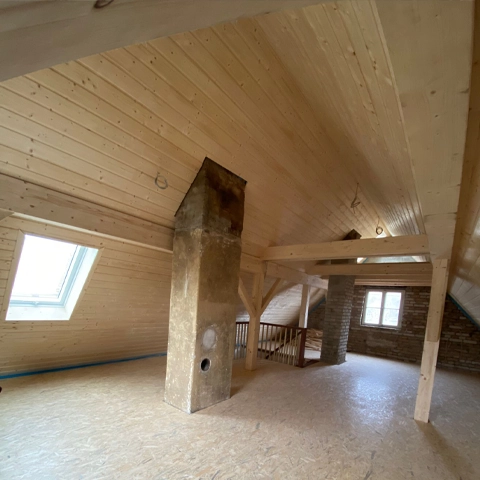 Innenausbau eines Dachstuhls
